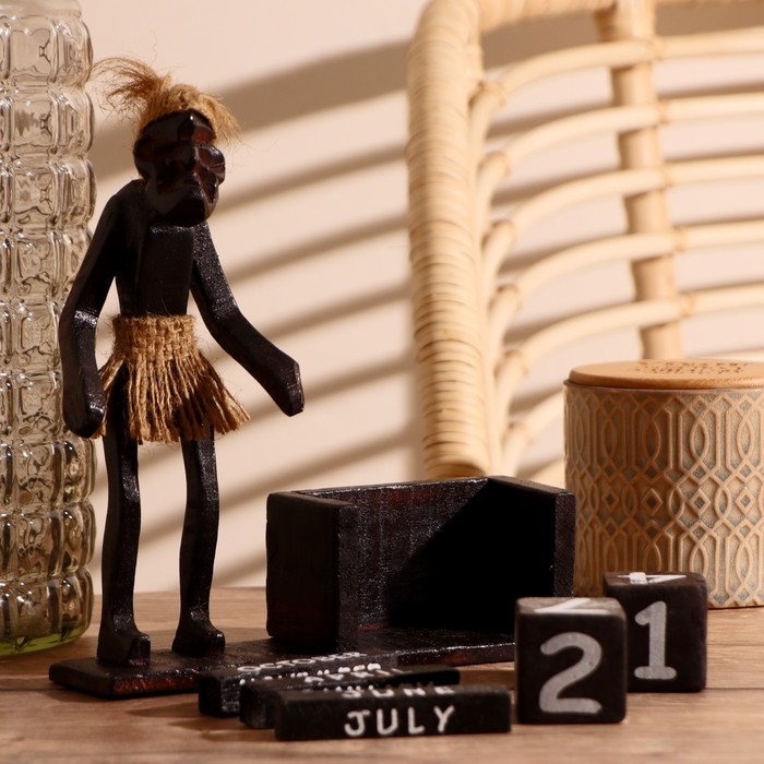 Сувенир дерево календарь Сувенир дерево календарь "Абориген" 14х20х8 см МИКС