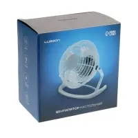 Вентилятор настольный Luazon LOF-06, осевой, 2.5 Вт, 12 см, пластик, белый