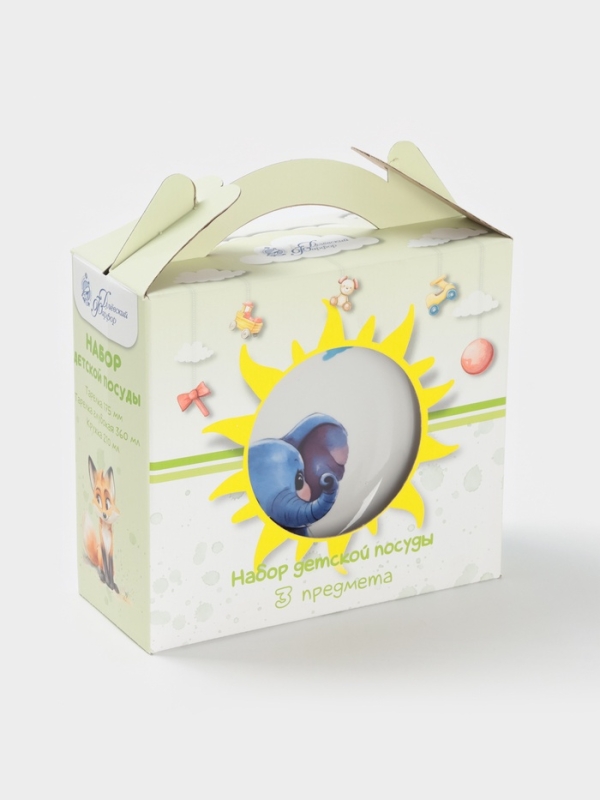 Набор посуды 3 предм. Слоник И.У.
