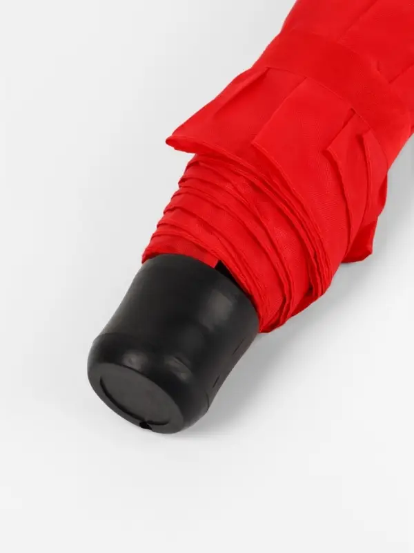 Зонт механический &laquo;Однотонный&raquo;, 3 сложения, 8 спиц, R=48/55 см, d=96 см, красный