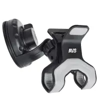 Держатель для смартфонов универсальный AVS AH-2227-BL в блистере "Двойная прищепка"