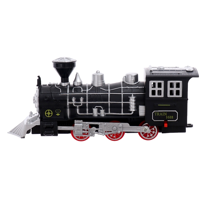 Железная дорога «Винтаж», 2 состава в комплекте, свет и звук, работает от батареек Железная дорога «Винтаж», 2 состава в комплекте, свет и звук, работает от батареек