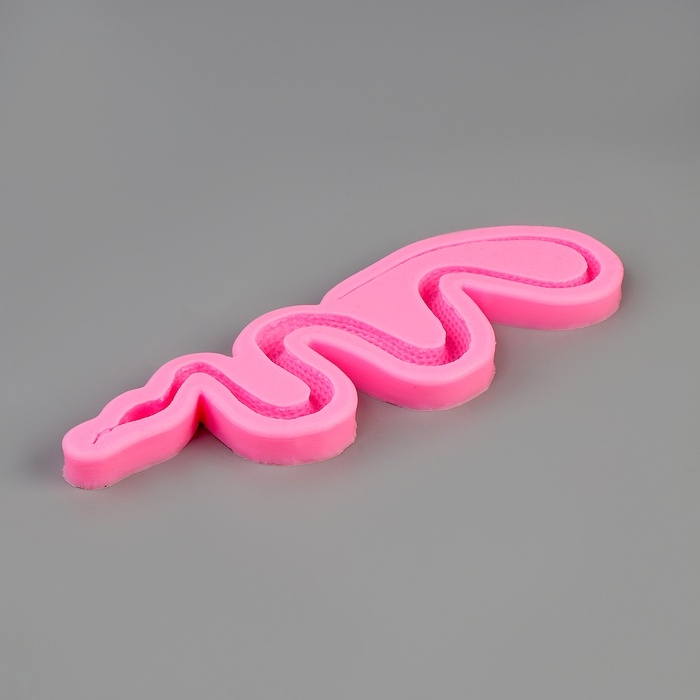 Силиконовый молд Силиконовый молд "Змейка" 20,5х6,5,х1,1 см