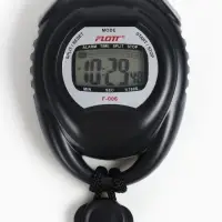 Секундомер FLOTT, 8.2&times;6.5&times;2 см, 1 отсечка, будильник, часы, календарь