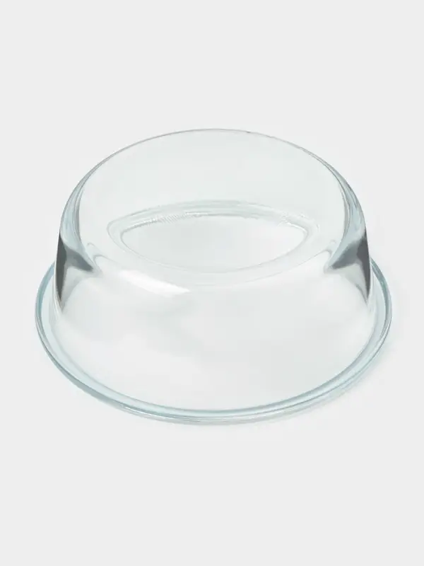 Контейнер для хранения продуктов Доляна Cook and Freeze, 370 мл, 13.5&times;6 см, с крышкой, жаропрочное стекло, МИКС
