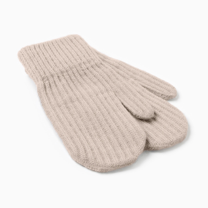 Варежки детские MINAKU, цв. бежевый 18 см Варежки детские MINAKU, цв. бежевый 18 см