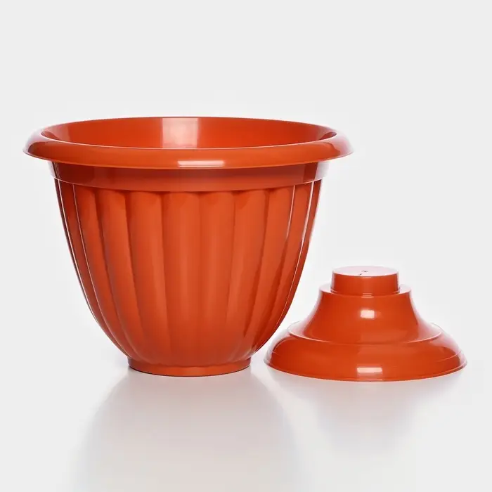 Вазон для цветов &laquo;Жасмин&raquo;, 12 л, d=38 см, h=28 см, коричневый