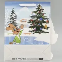 Пакет подарочный &laquo;С Новым годом&raquo;, Союзмультфильм, 31&times;40&times;11.5 см