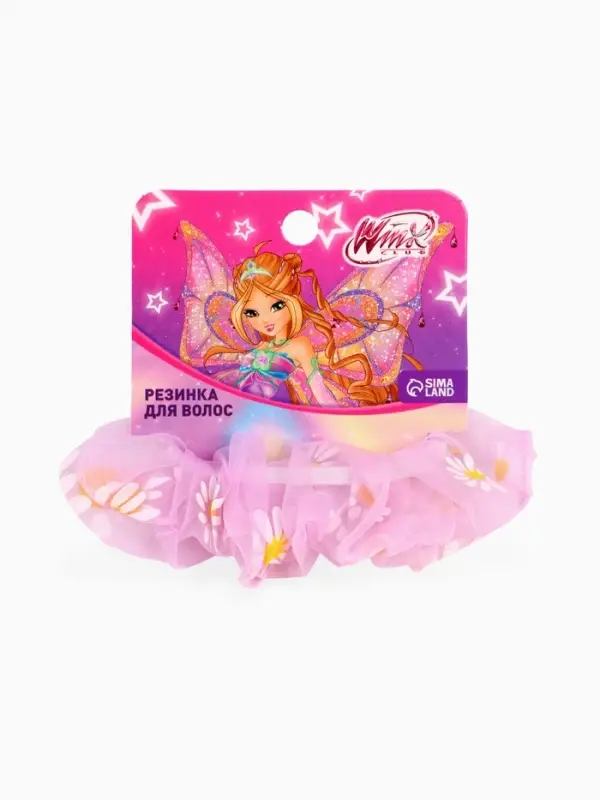Резинка для волос «Ромашка» сиреневая, Винкс Резинка для волос «Ромашка» сиреневая, Винкс