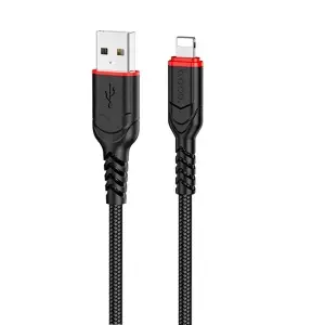 Кабель X59 HOCO USB на Lightning 2M 2.4A черный