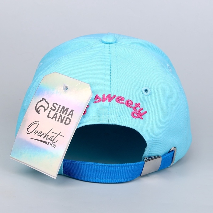 Кепка детская для девочки My sweety, голубая, р-р, 52-54 Кепка детская для девочки My sweety, голубая, р-р, 52-54