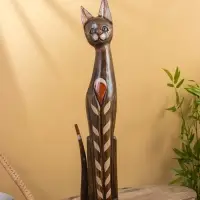 Сувенир дерево "Кошка" 100 см