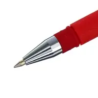 Ручка шариковая BrunoVisconti. EasyWrite. Red, красный стержень, узел 0.5 мм, резиновый упор, матовый корпус