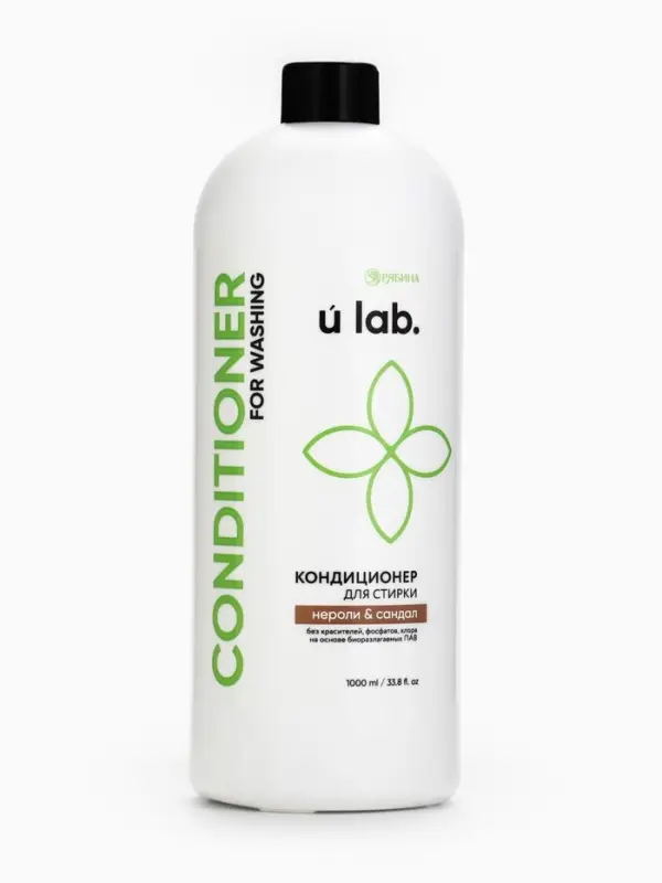 Кондиционер для белья, аромат нероли и сандал, 1000 мл, ULAB