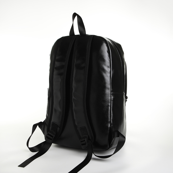 Рюкзак школьный на молнии, цвет чёрный Рюкзак школьный на молнии, цвет чёрный