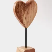 Сувенир &laquo;Сердце&raquo;, на подставке, 20&times;10&times;35 см, дерево джампинис