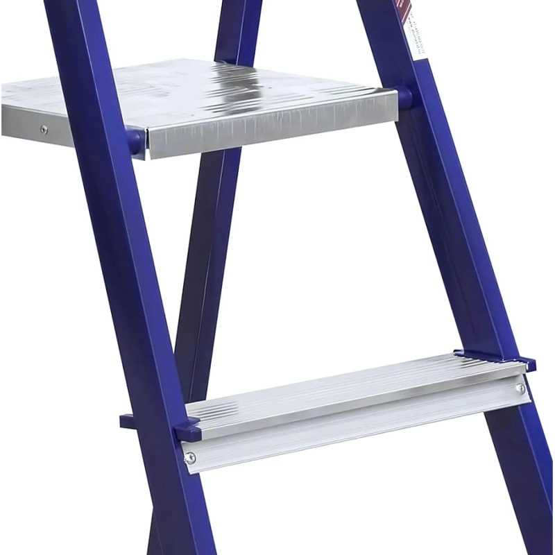 Стремянка Алюмет стальная окрашенная с алюминиевыми ступенями  5 ст. М8405