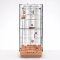 Клетка для птиц &laquo;Пижон&raquo; №104-Б, разборная, 58&times;40&times;65.4 см, 2 секции, бежевая