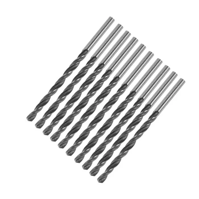 Сверло по металлу ТУНДРА, HSS, цилиндрический хвостовик, 3.2&times;65 мм, 10 шт.