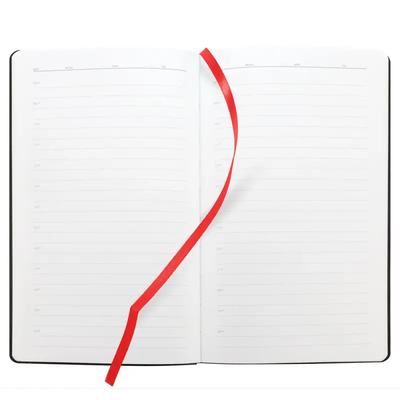 Ежедневник Knit, недатированный, красный