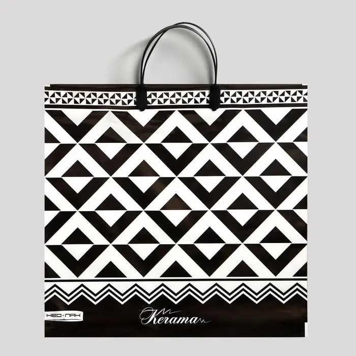 Пакет Пакет "Керама", полиэтиленовый с пластиковой ручкой, 37х35 см, 90 мкм