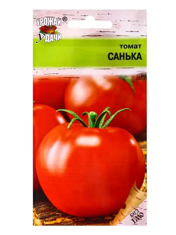 Семена Томат &laquo;Санька&raquo;, детерминантный, низкорослый, 0.1 г, &laquo;УРОЖАЙ УДАЧИ&raquo;