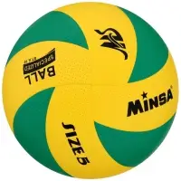 Волейбольный мяч MINSA, клееный, 8 панелей, р. 5, PVC