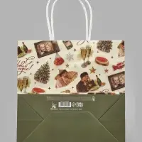 Пакет подарочный &laquo;Ирония судьбы, С новым годом&raquo;, Мосфильм, 22&times;22&times;11 см, крафт