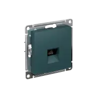 Розетка ATLASDESIGN компьютерная RJ45 механизм изумруд