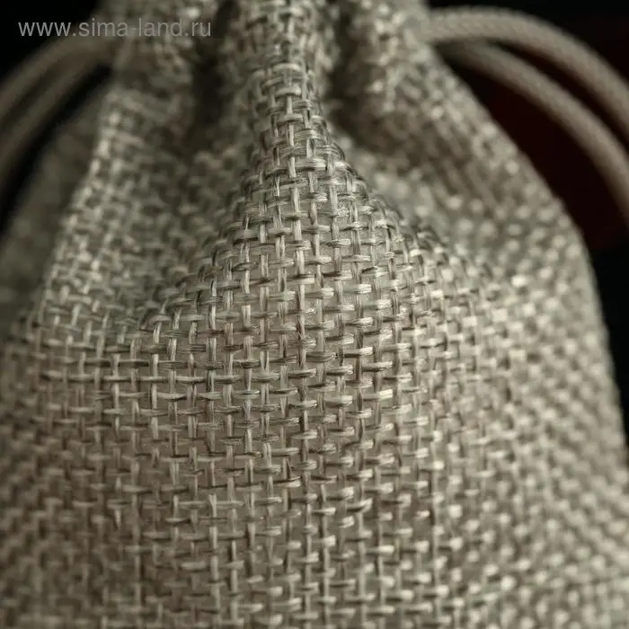 Мешочек подарочный из холщи, серый, 7 х 9 см Мешочек подарочный из холщи, серый, 7 х 9 см