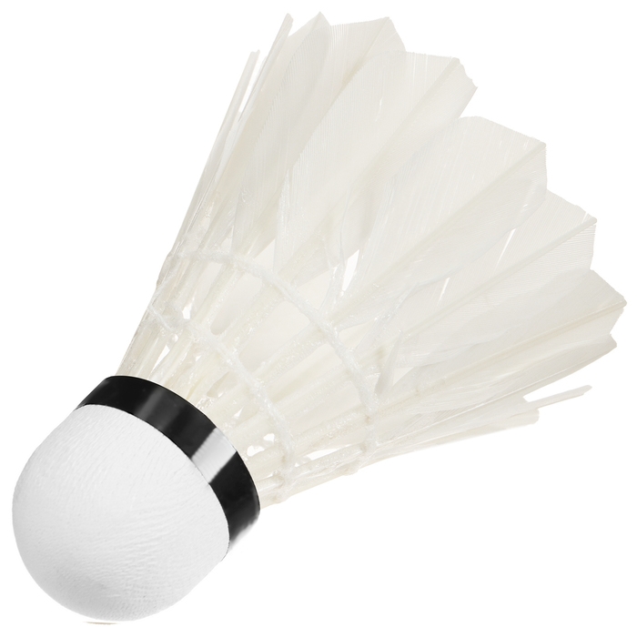 Набор воланов для бадминтона BOSHIKA 100N, 3 шт., цвет белый Набор воланов для бадминтона BOSHIKA 100N, 3 шт., цвет белый