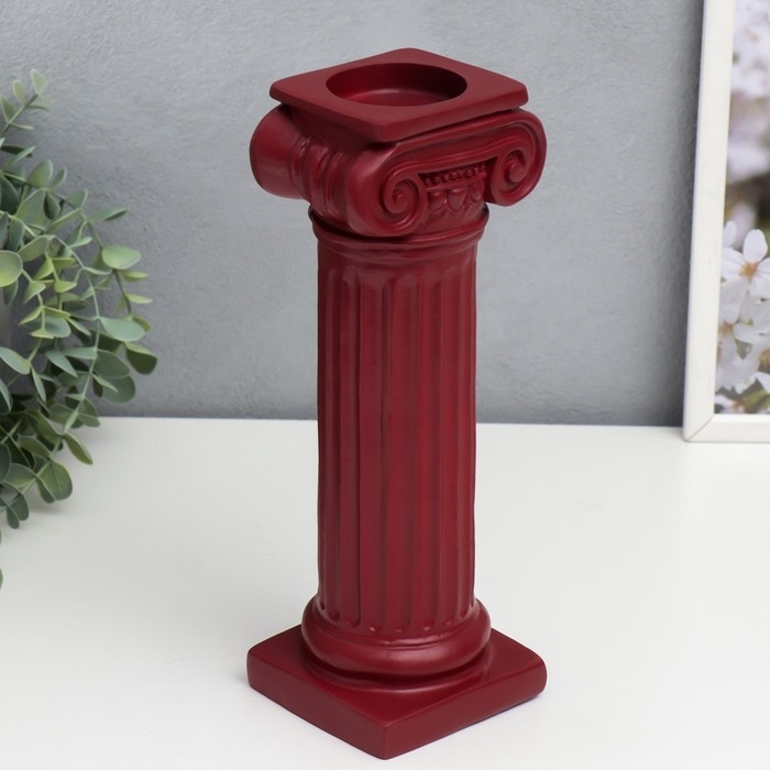 Сувенир полистоун Сувенир полистоун "Римская колонна" красный 27х9х10 см