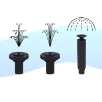 Фонтан садовый HJ-943, 16 Вт, h=1.3 м, 800 л/ч, шнур 4.9 м