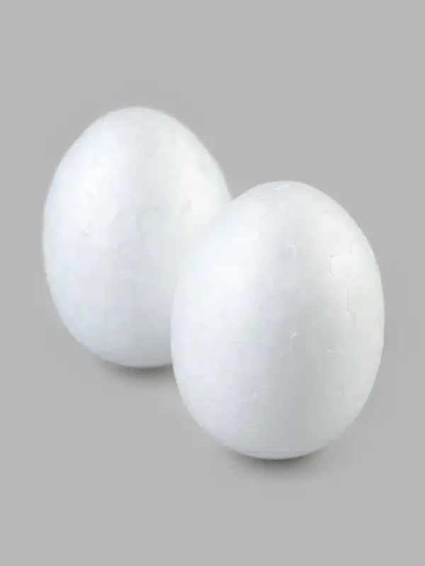 Яйцо из пенопласта, размер 7&times;4.5 см, 2 шт.