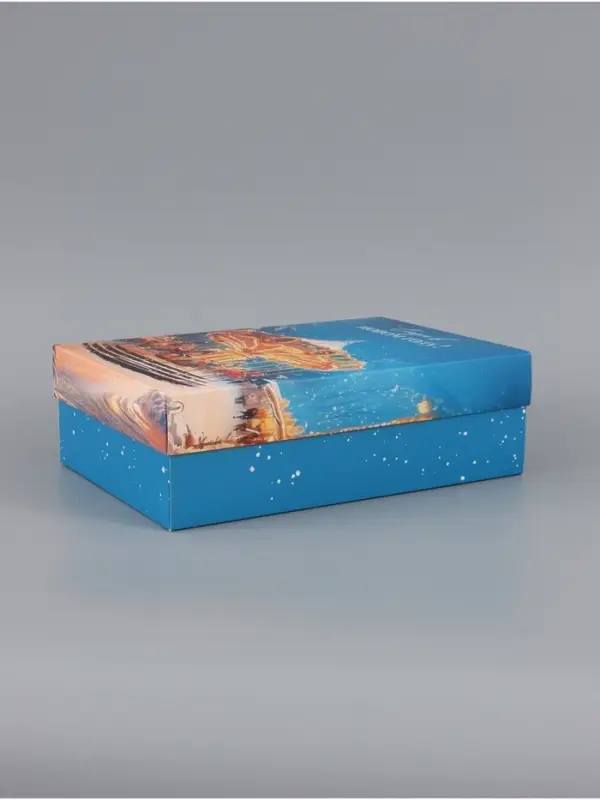 Коробка подарочная сборная с крышкой &laquo;Карусель&raquo;, 30&times;20&times;9 см