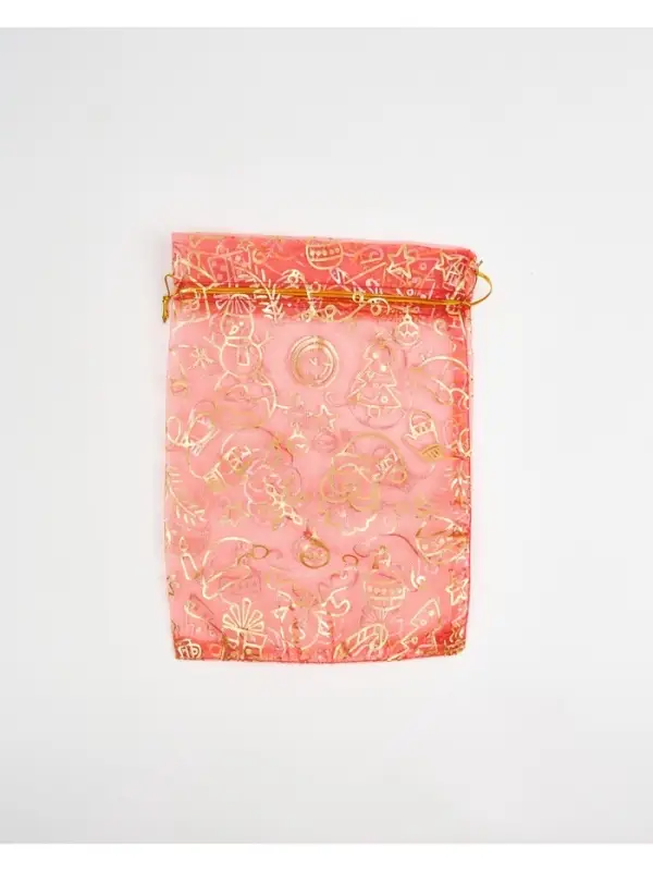 Мешочек подарочный органза «С Новым годом!», 16 × 24 см Мешочек подарочный органза «С Новым годом!», 16 × 24 см