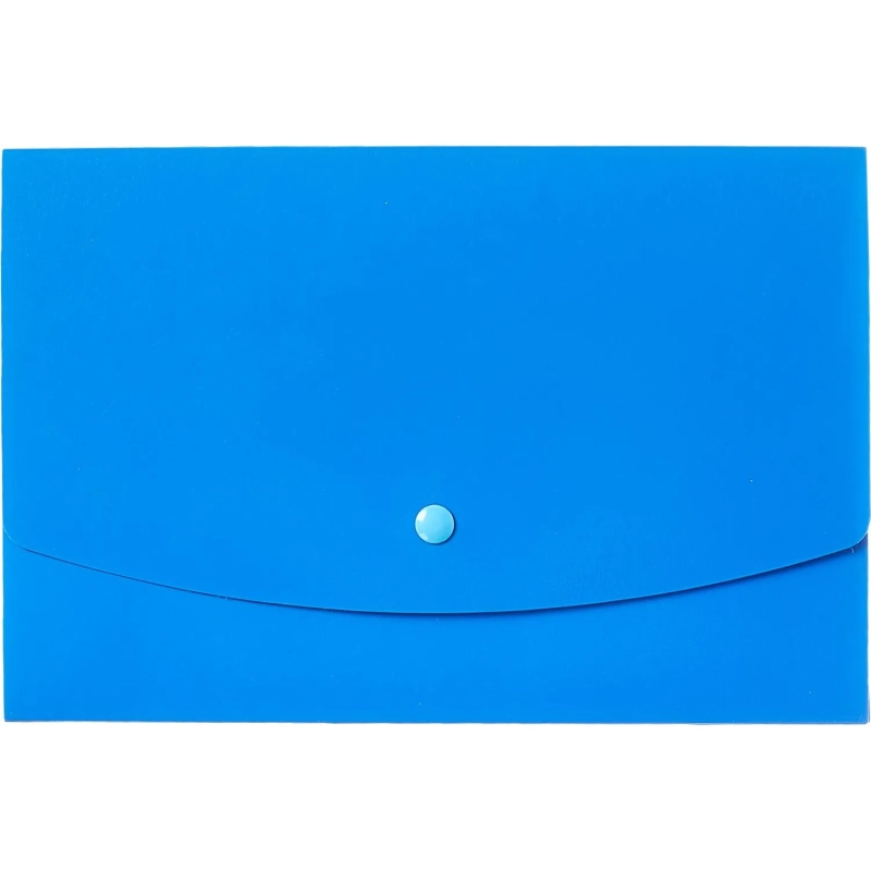 Папка-конверт на кнопке Attache  А5 на кнопке, синяя