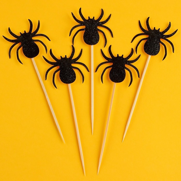 Шпажки «Паук», набор 5 шт. Шпажки «Паук», набор 5 шт.