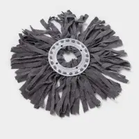 Насадка для швабры с отжимом - центрифугой, кольцо 16 см, серая