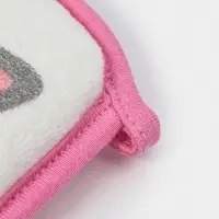 Мочалка для купания "Кошечка", 12х8 см, цвет розовый