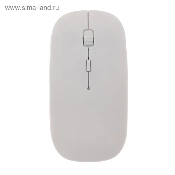Мышь Luazon MB-1.0, беспроводная, оптическая, 1600 dpi, USB, белая