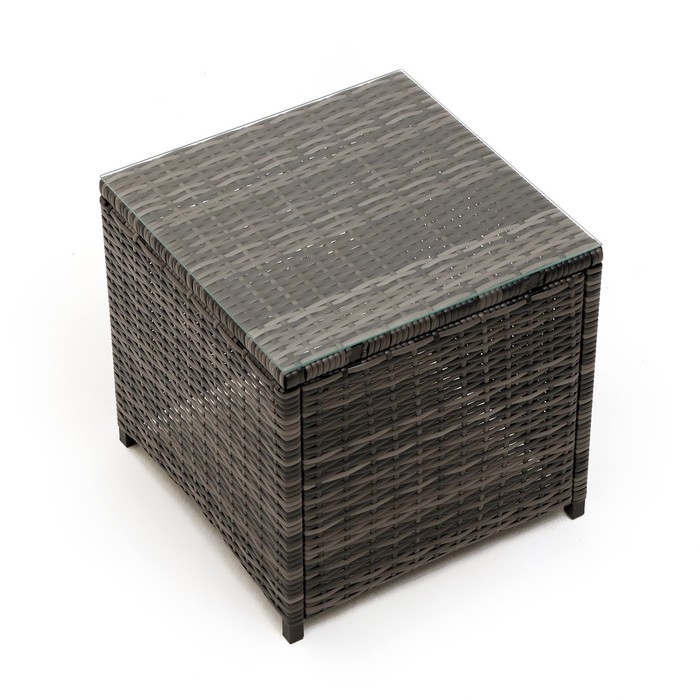 Садовый стол Садовый стол "Бордо" журнальный, плетение: искусственный ротанг, 45 х 45 х 45 см