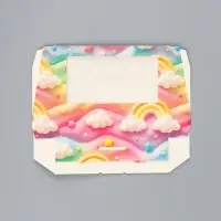 Коробка подарочная складная &laquo;Радуга&raquo;, 20&times;12&times;4 см, с окном