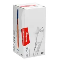 Ручка шариковая Berlingo. Tribase Orange, синий стержень, узел 0.7, оранжевый корпус