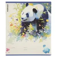 Тетрадь 24 листа в линейку ErichKrause Flower Panda, 60 г/м&sup2;, обложка мелованный картон, МИКС