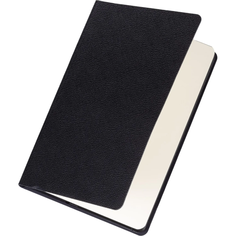 Ежедневник недатированный Attache А5, 160л, 138x213мм иск. кожа, черный