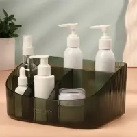 Органайзер для хранения &laquo;GREEN&raquo;, 6 секций, 23&times;15.5&times;11 см, полупрозрачный, зелёный