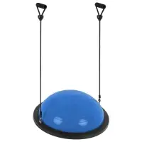 Полусфера BOSU гимнастическая ONLYTOP, 58&times;25 см, с насосом, синяя