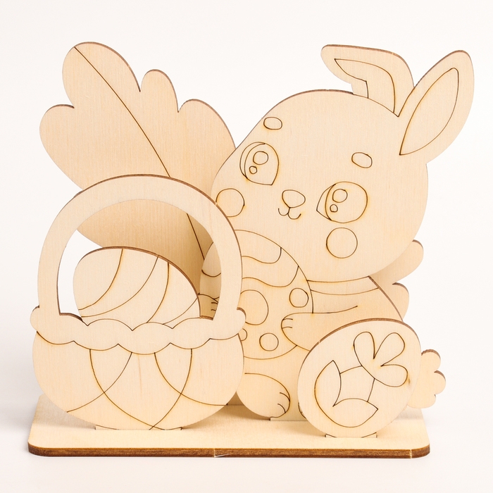 Заготовки для творчества. Роспись по дереву «Зайчик» Заготовки для творчества. Роспись по дереву «Зайчик»