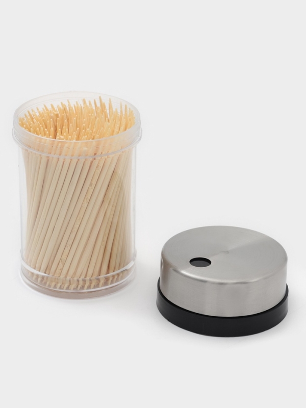 Зубочистки с металлической крышкой, 280 шт Зубочистки с металлической крышкой, 280 шт